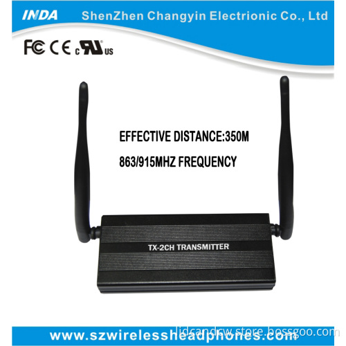 UHF/RF High Power Transmitter with 3 Frequency Channels (TX-2CH)